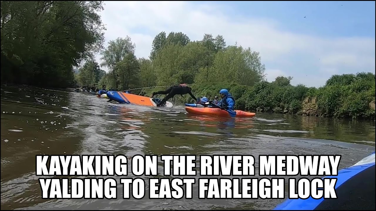 Kayaking on the River Medway | Yalding to East Farleigh Lock | Kent | Nomad Kayak Club