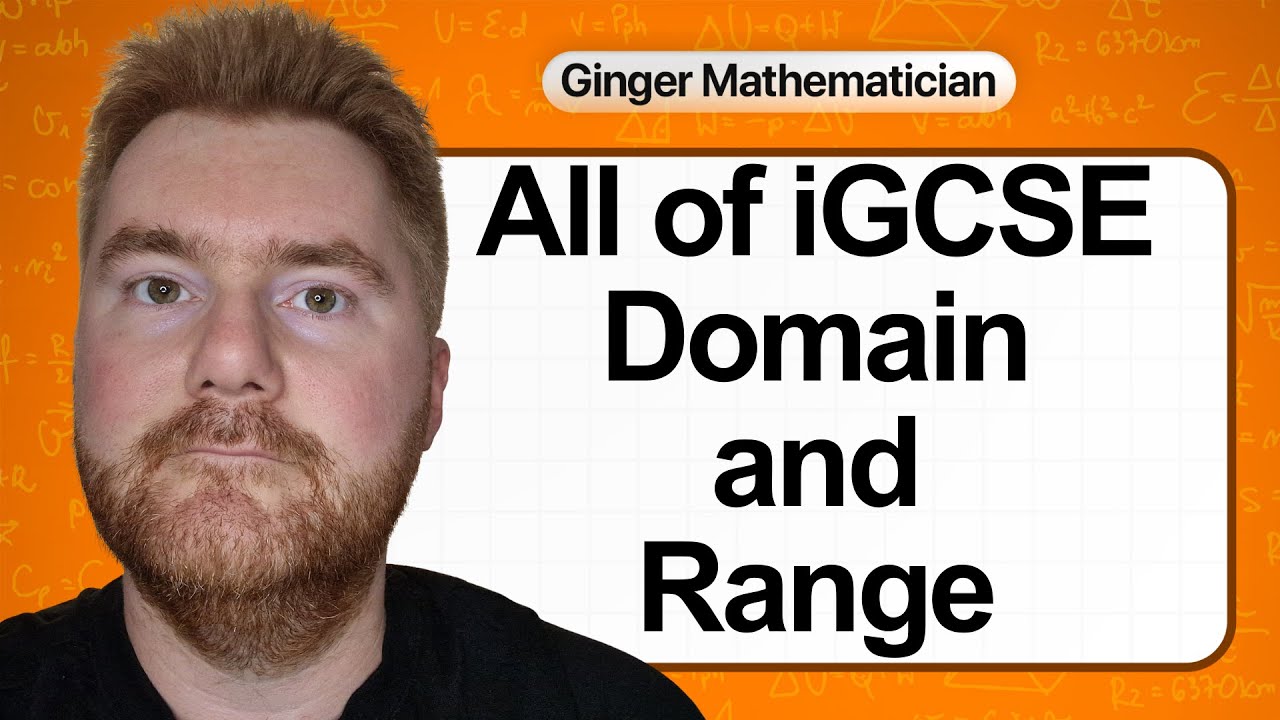 Everything you need to know about IGCSE Domain and Range in 16 minutes (2025)