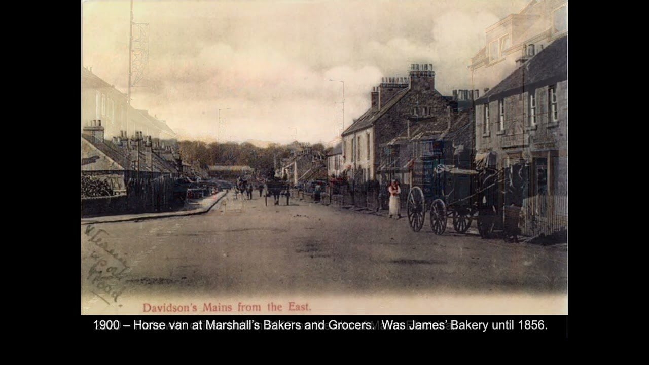 Davidson's Mains Village, Edinburgh - Now and Then