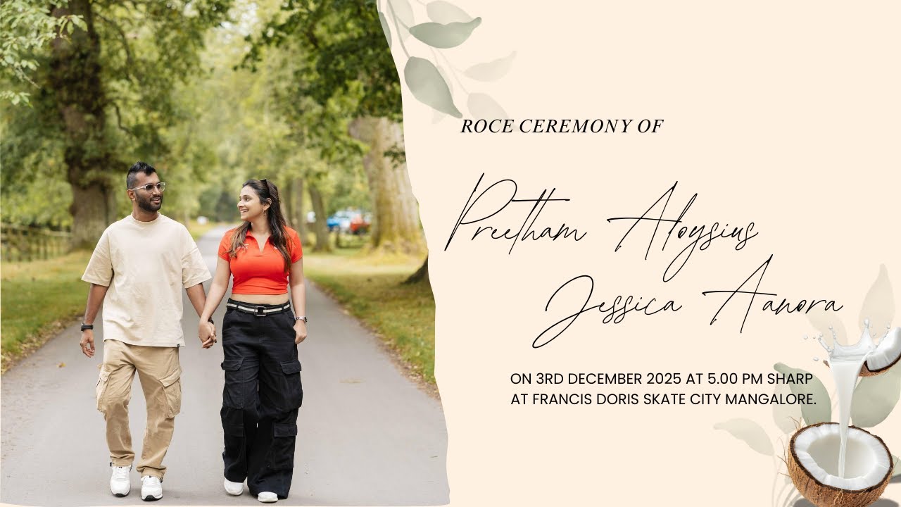 PREETHAM AND JESSICA || ROCE CEREMONY || LIVE STREAMING || 03 DEC 2025