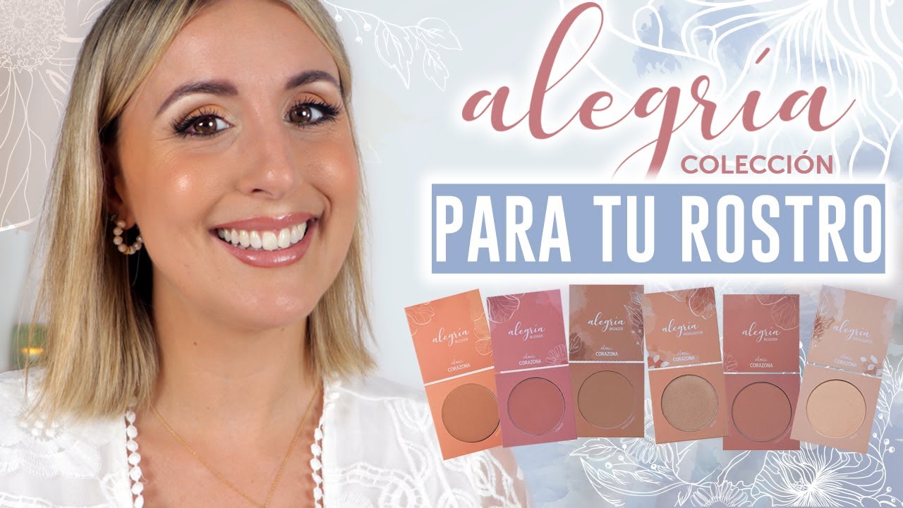 ✨ Alegría 🌸 Mi colección de rostro con Corazona ☀️🌊🍑