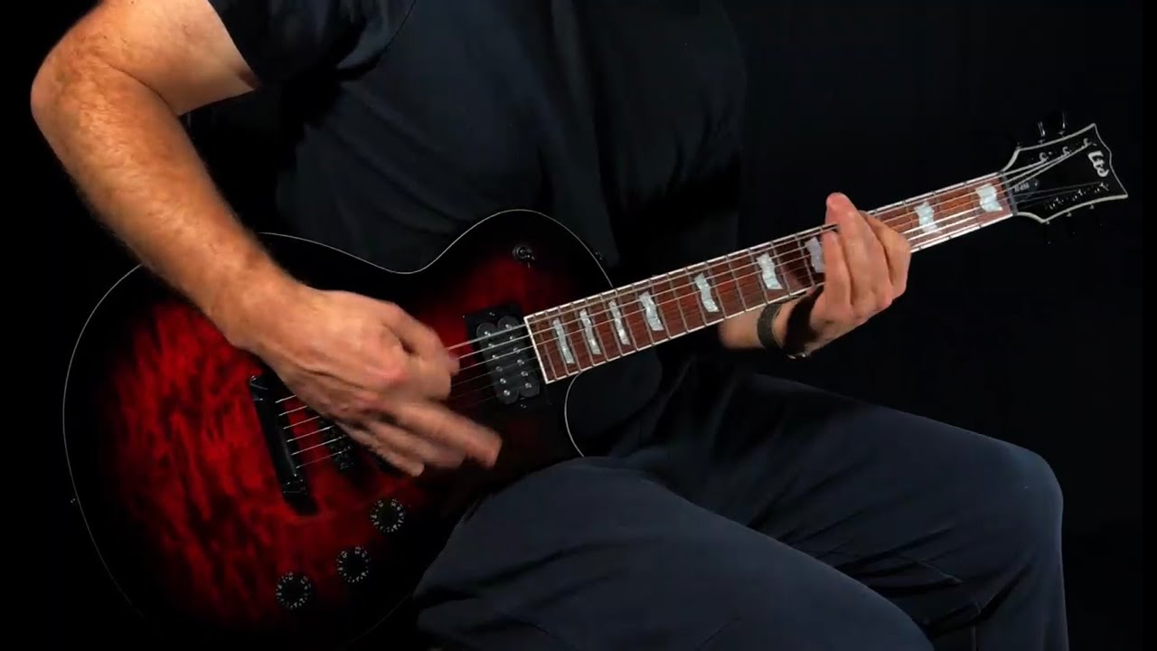 ESP LTD EC-256QM SEE THRU BLACK CHERRY SUNBURST and EC-256 VINTAGE GOLD SATIN MARCH 2024