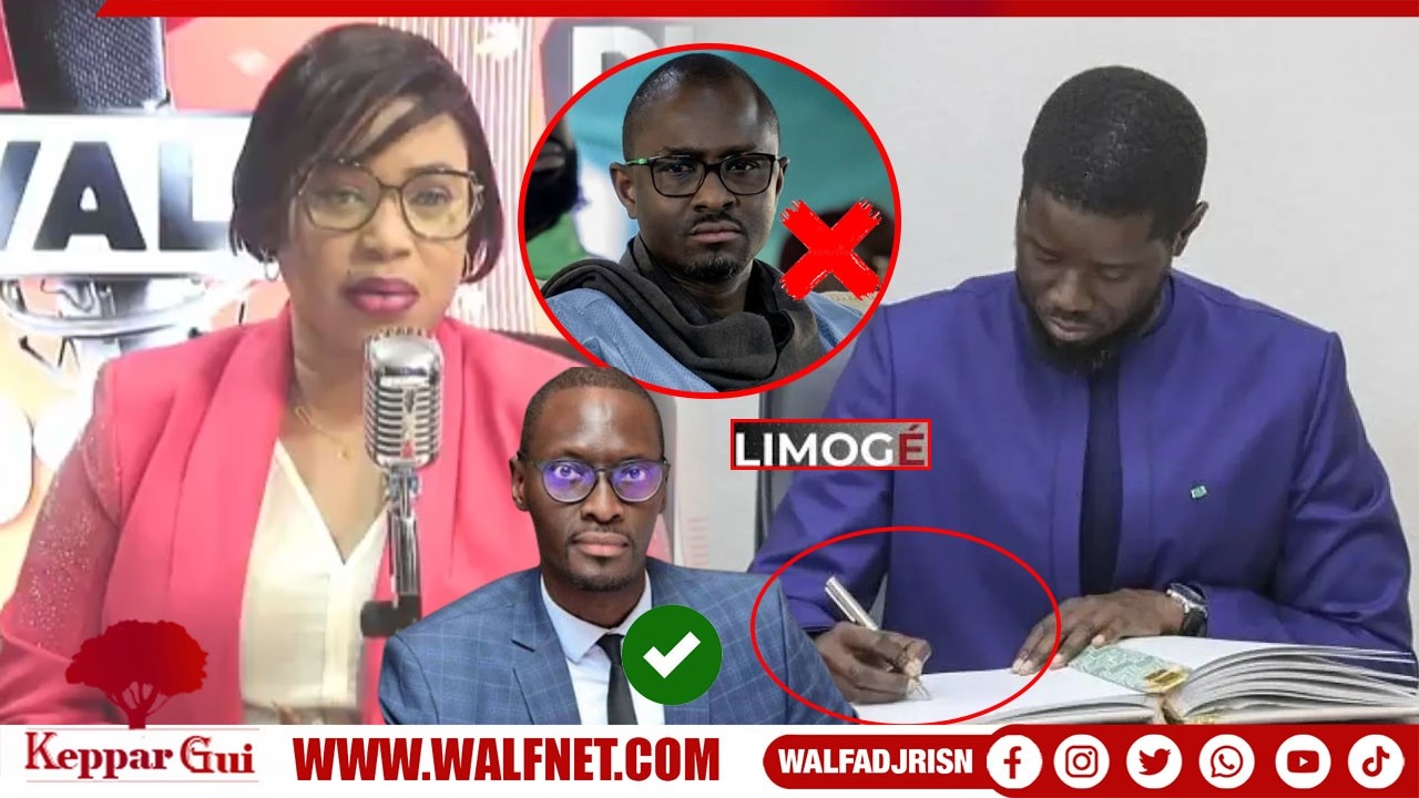 Ousseynou Ly limog&eacute; par Diomaye, Me Tine nouveau ministre conseiller et porte-parole : jangat A.Diop