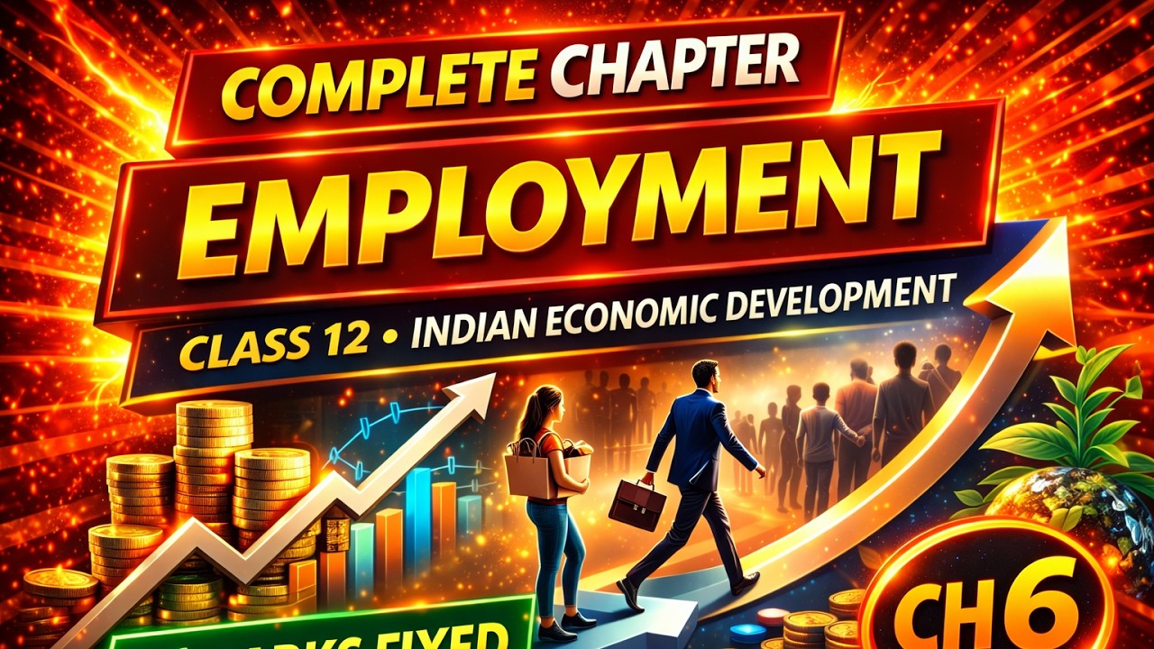 EMPLOYMENT ONESHOT in 16 mins.!! | CLASS 12th | full marks✅
