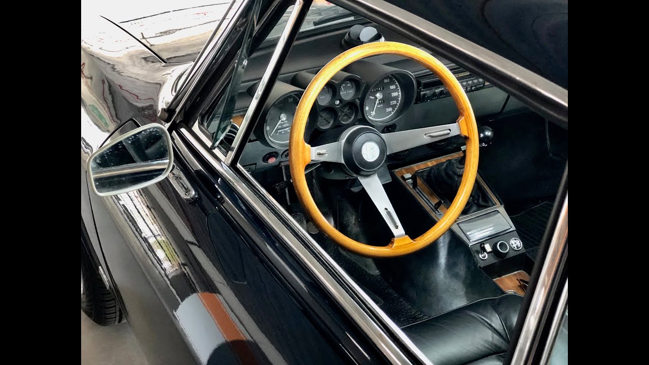 Alfa Romeo 2000 GTV - Derrière le volant.