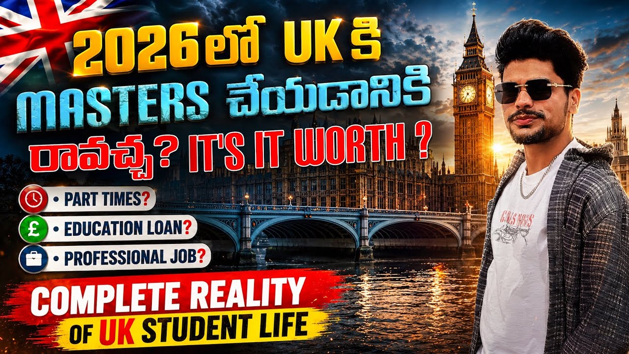 Can I come to the 🇬🇧 UK to do my Masters in 2026? 😳 Complete Reality of UK Student Life 🔥