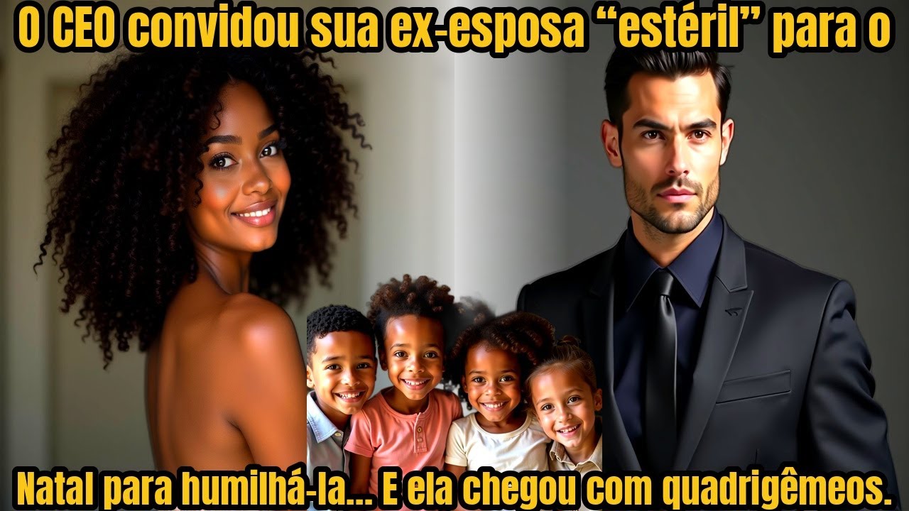 O CEO convidou sua ex-esposa “estéril” para o Natal para humilhá-la… E ela chegou com quadrigêmeos.