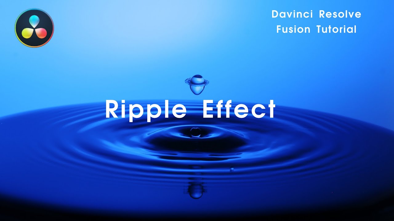 Ripple ! 画面に波紋、波動のような波エフェクトを付ける方法 | Davinci Resolve ダビンチリゾルブ Fusion チュートリアル