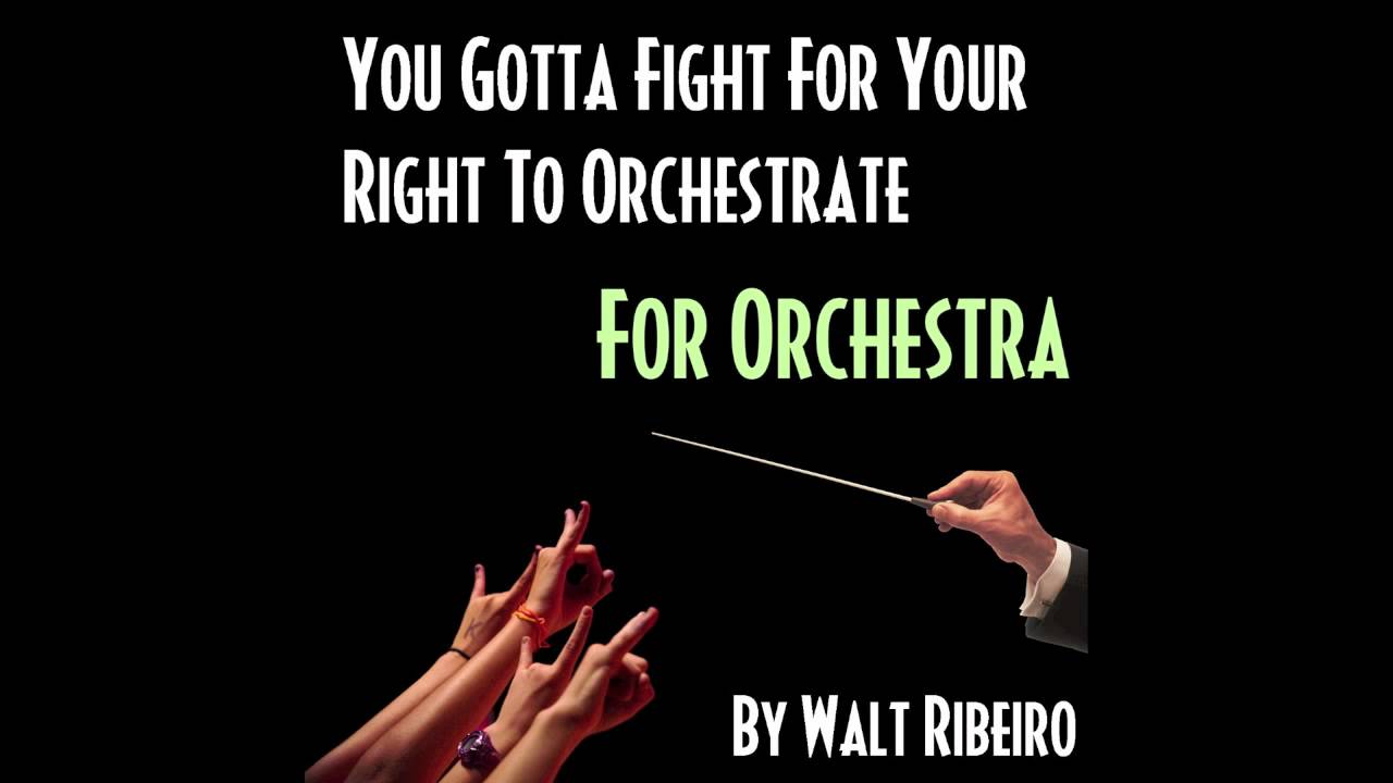 Beastie Boys 'You Gotta Fight For Your Right To Orchestrate' by Walt Ribeiro