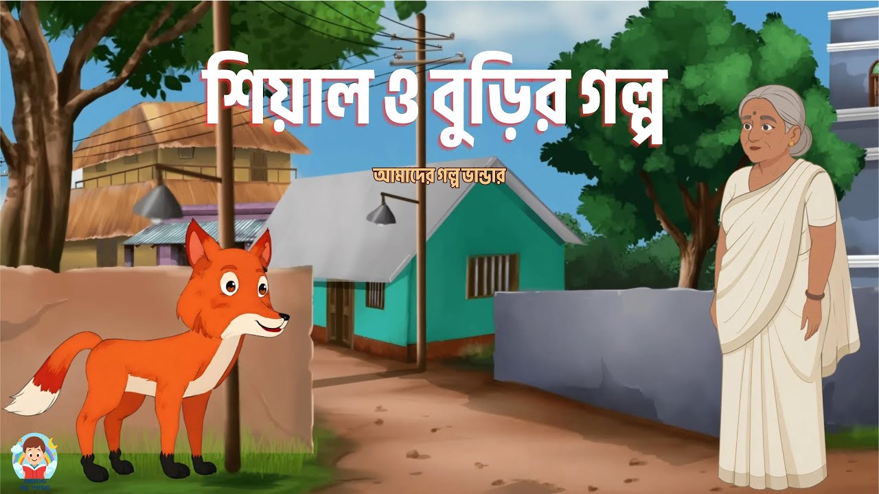 শিয়াল ও বুড়ির গল্প | Bangla Cartoon | আমাদের গল্পভাণ্ডার | Bangla Moral Story | Thakumar Juli