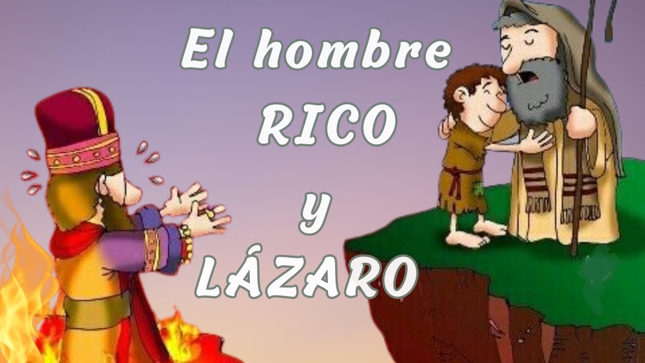 parábola de hombre rico y LAZARO/historias bíblicas animadas/ #históriasbíblicas #labibliaparaniños