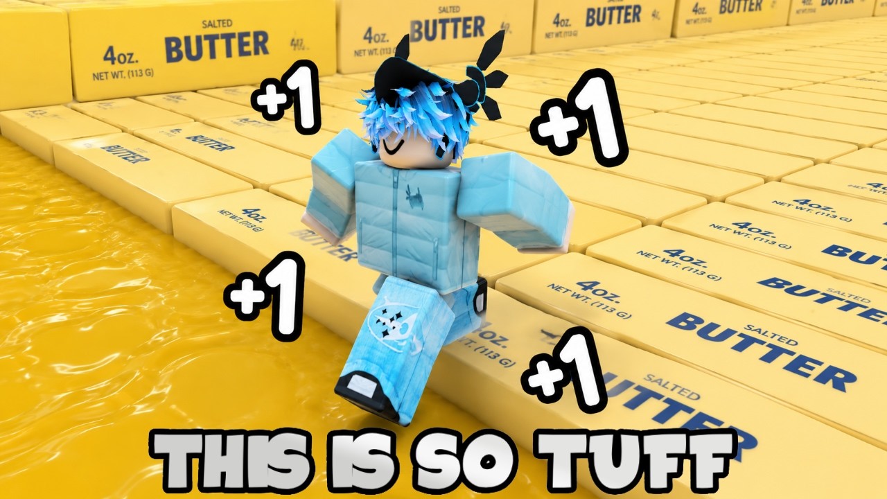 побег от масла в ROBLOX!!