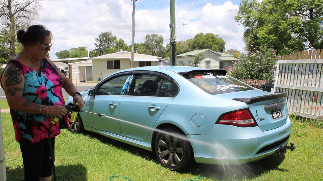Testing  pressure washing gun Temu