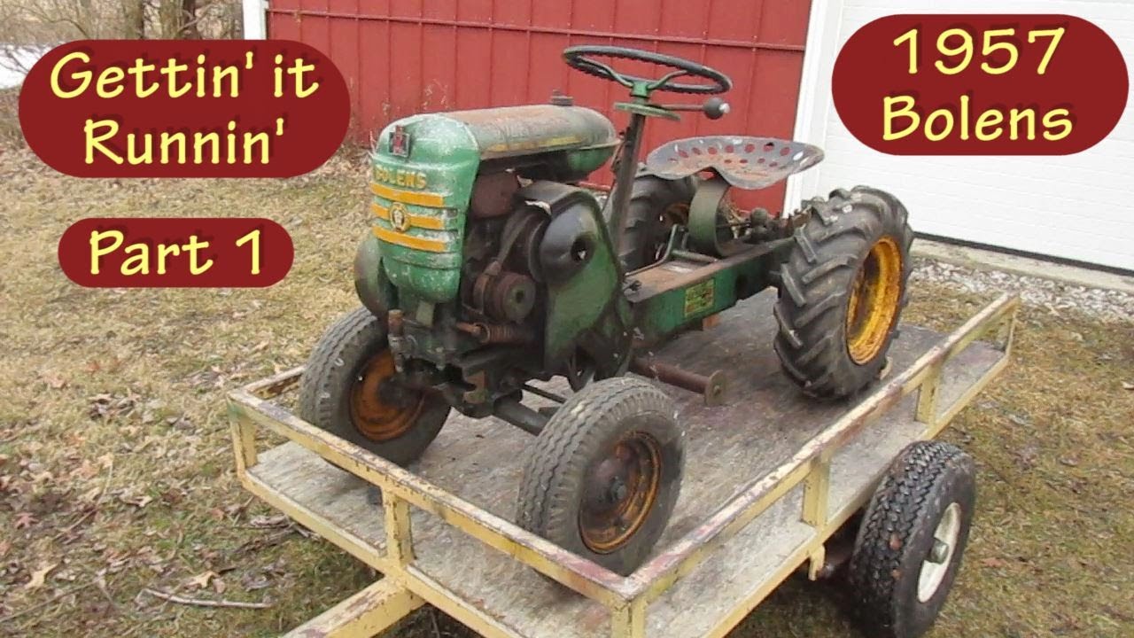 1957 Bolens Startup Part 1