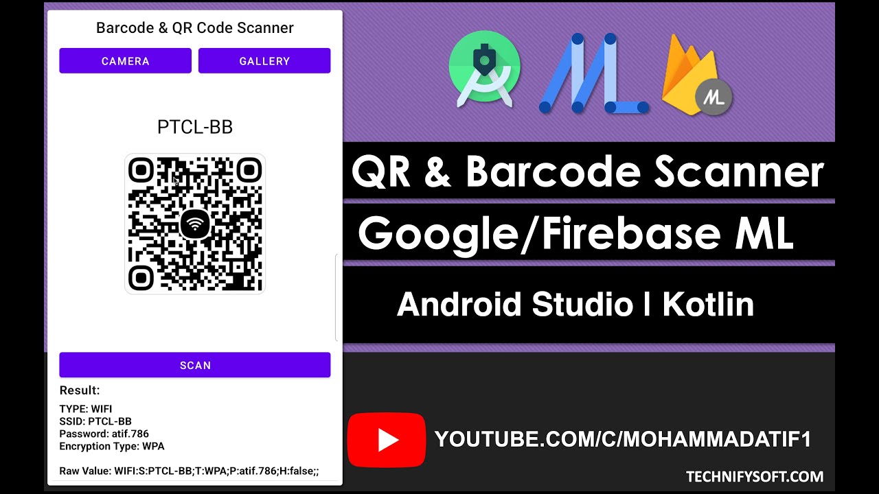 QR and Barcode Scanner | Google ML | Android Studio | Kotlin
