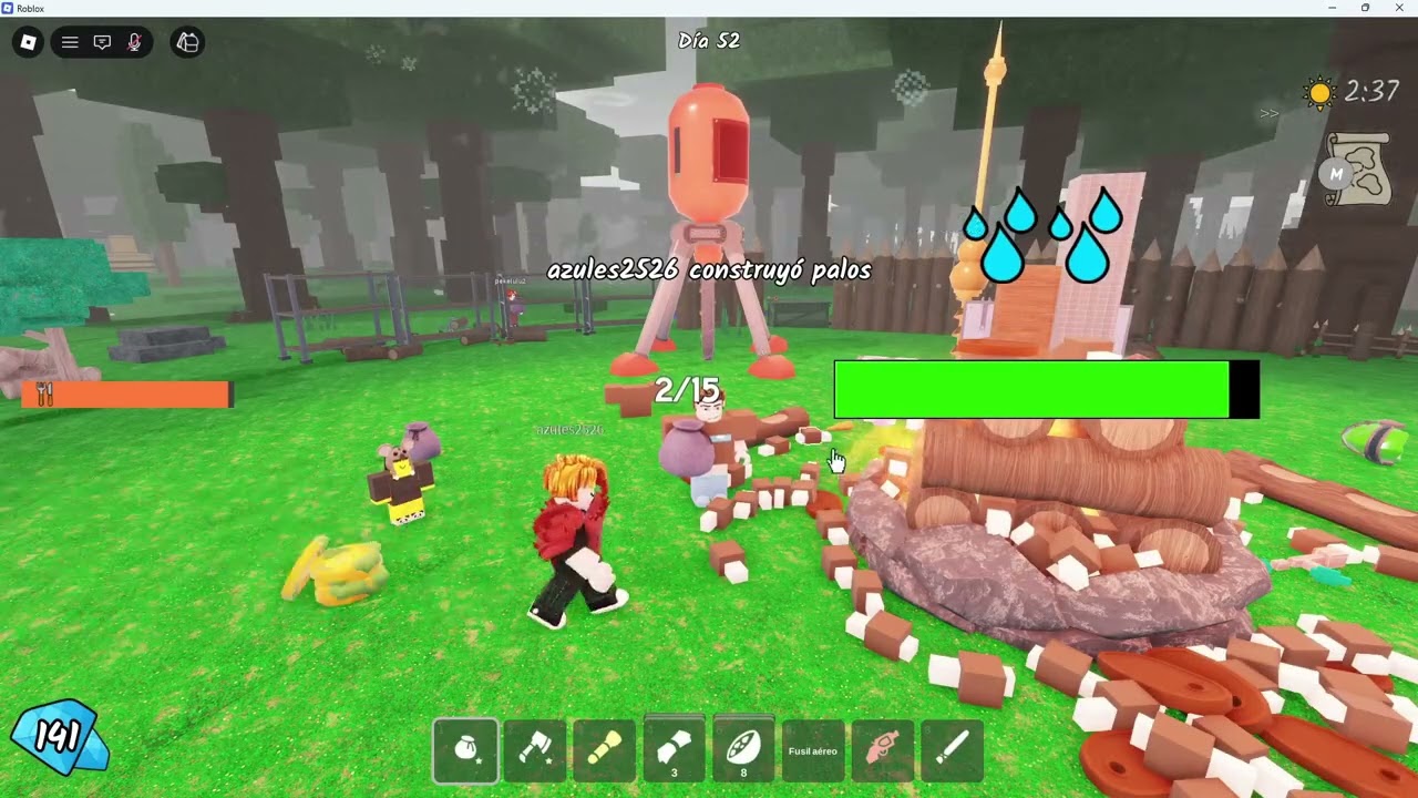 99 noches en el bosque TALADRADORA DE PETROLEO gameplay español
