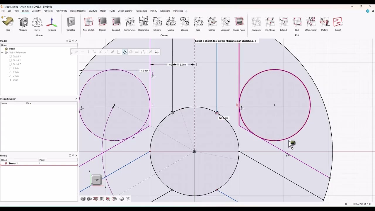 Tutorial modelado de solidos Altair Inspire 9