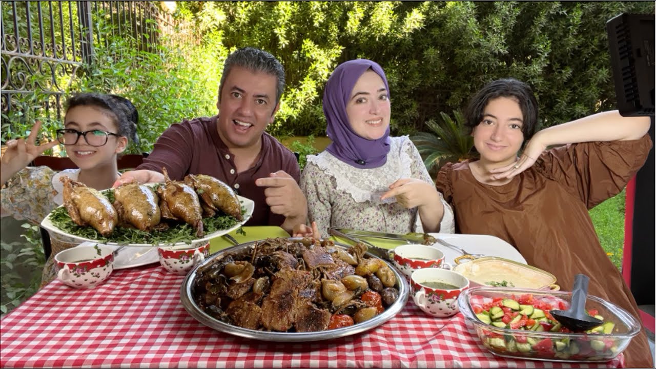 سفرة واحدة ... الدولمة العراقية و الحمام المحشي المصري 🥰 سوالف و فضفضة