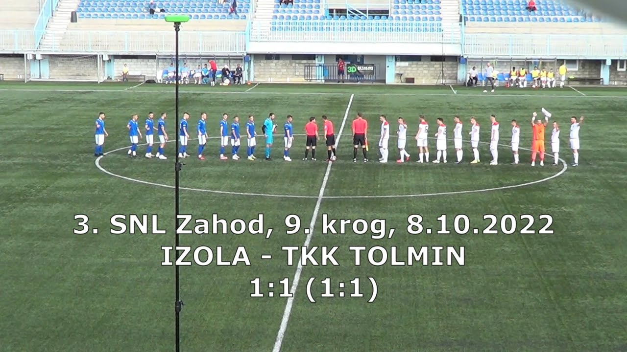 Izola - TKK Tolmin  1:1 (1:1), 3.SNL Zahod, 9. krog, 8.10.2022