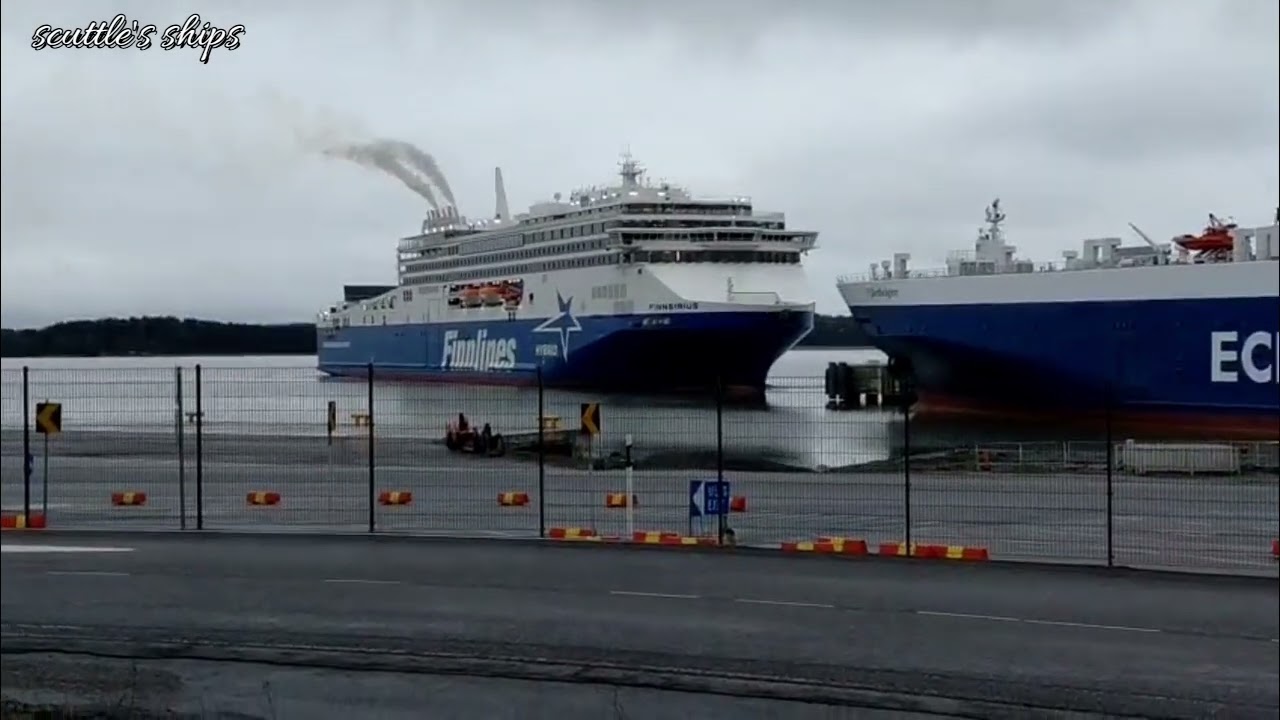 Finnsirius and the new Fjärdvägen spotted at Naantali harbour