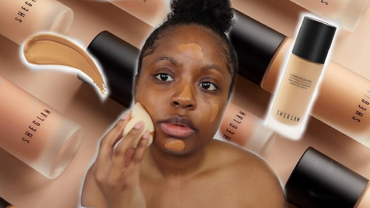 SHEIN HAS A MAKEUP LINE?! TESTING THE NEW SHEGLAM FOUNDATION