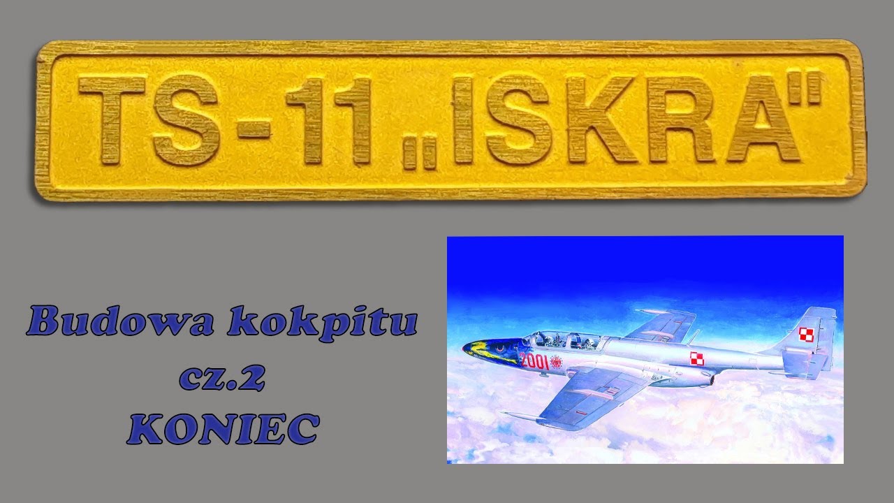 Sklejamy TS-11 Iskra 1:72 Mister Craft - budowa kokpitu cz.2 zakończenie
