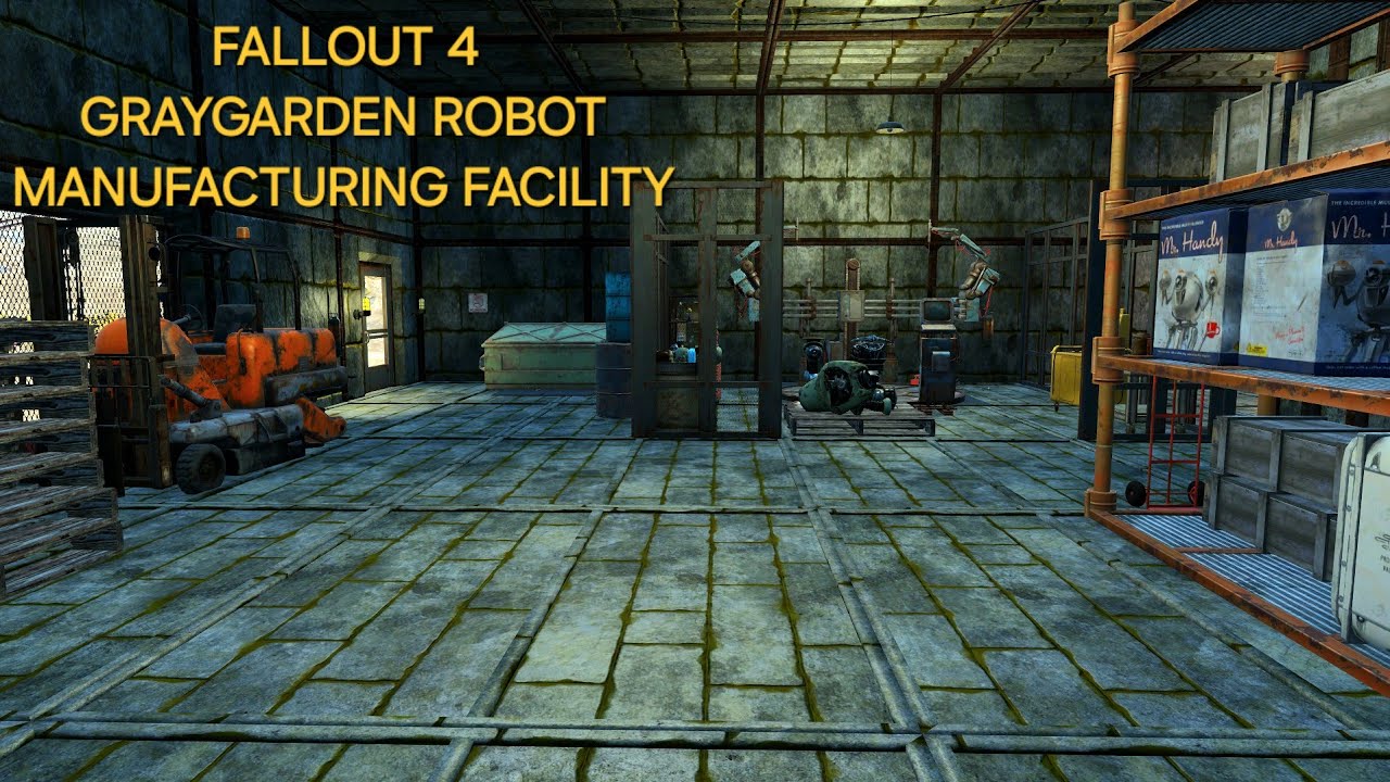 Fallout 4 Graygarden Robot Manufacturing Facility
