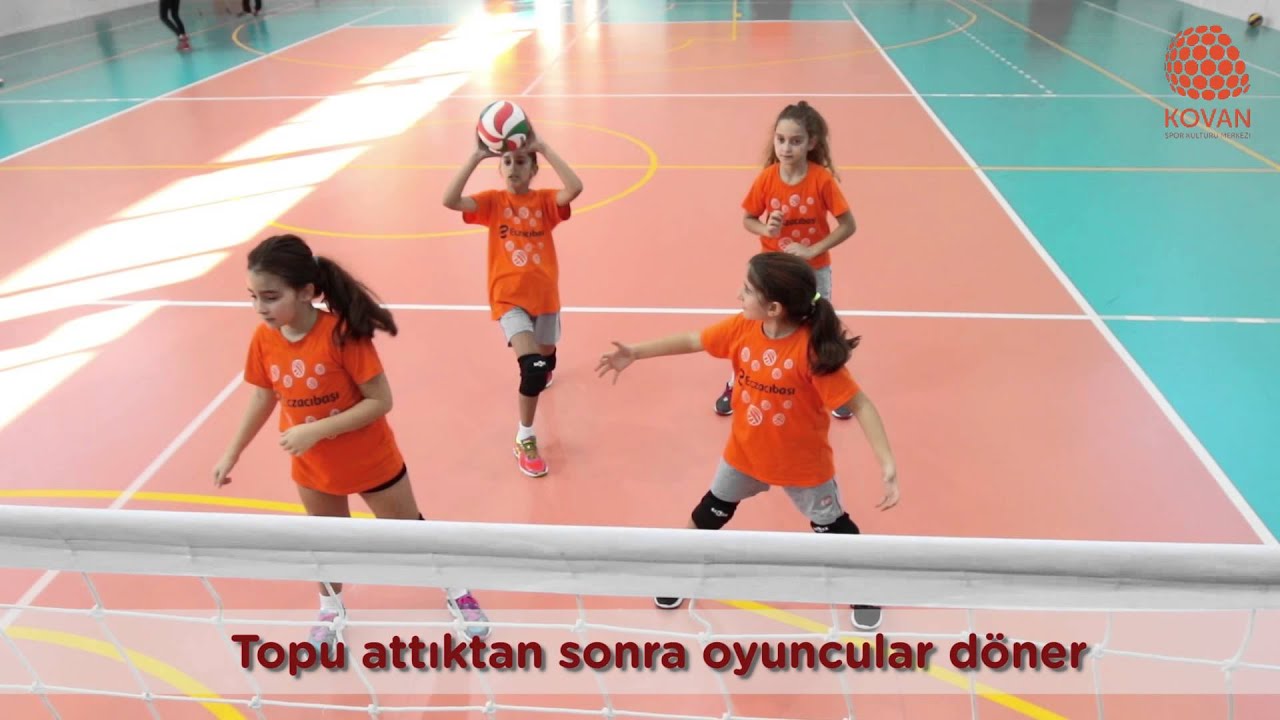 Voleybola başlamak için Dön Kazan Voleybol harika!