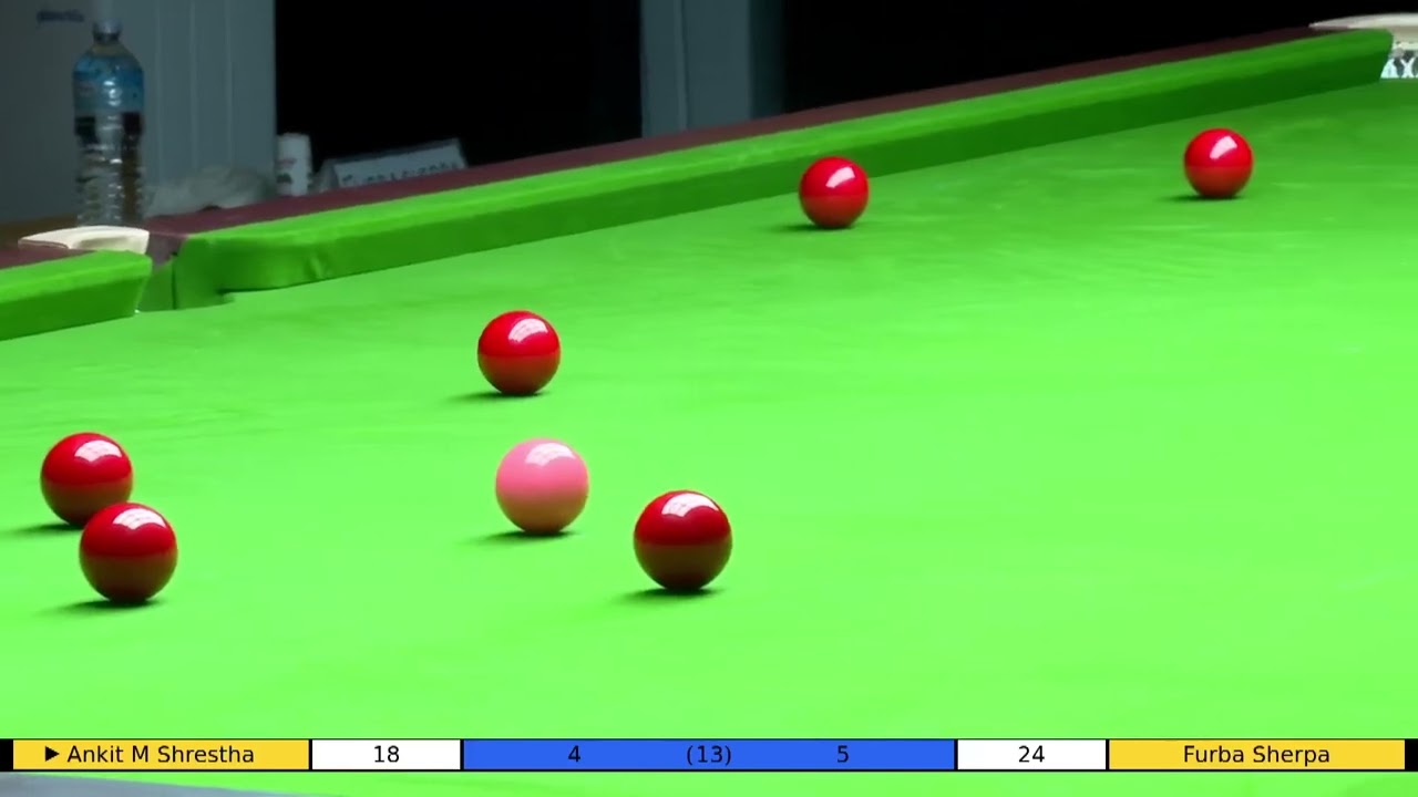 Ankit Man Shrestha vs Furba sherpa first mahanagar palika snooker championship 2081