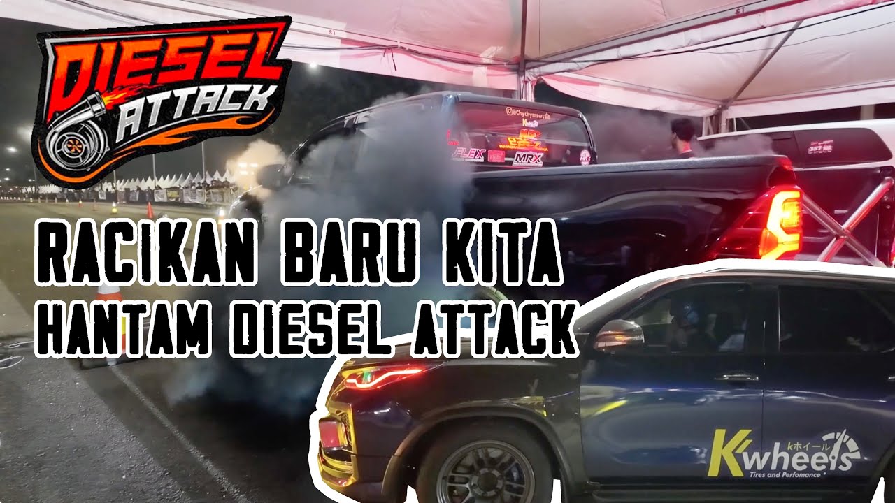 Diesel Attack PIK2 ,DMAX GAGAL TAMPIL KARENA MASI RISET UNTUK AIR SHIFTER, HILUX REVO TAMPIL MAXIMAL