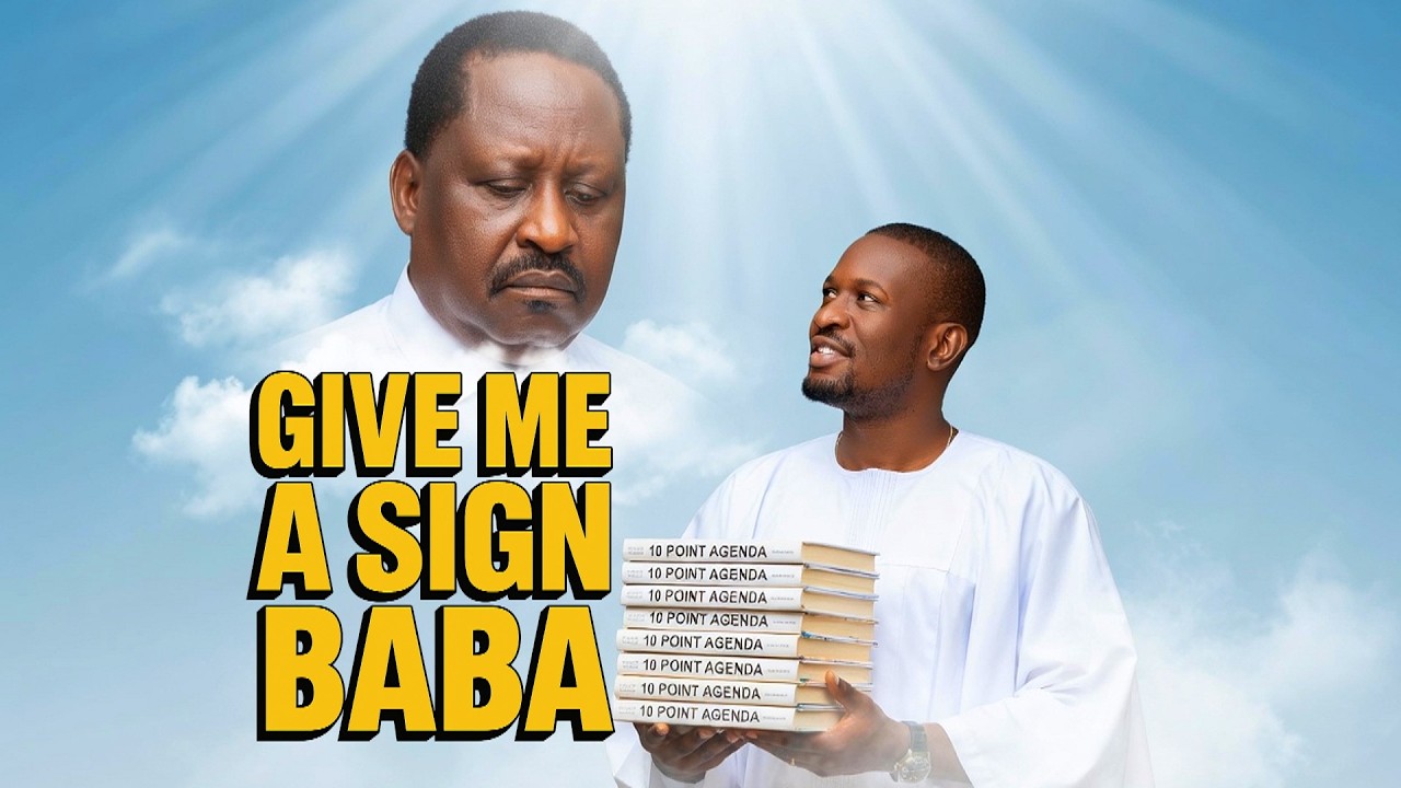 Edwin Sifuna saddest song - Give me a sign BABA