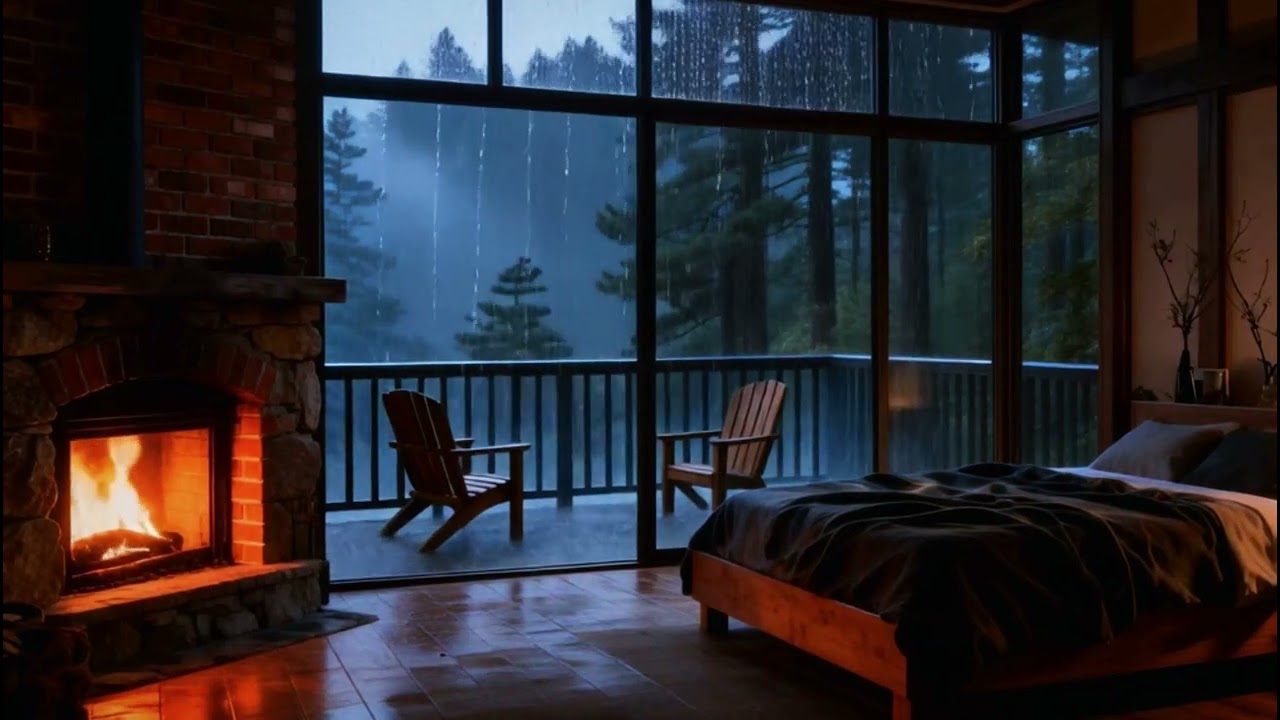 Soft night rain for deep sleep | help you fall a sleep fast 💤