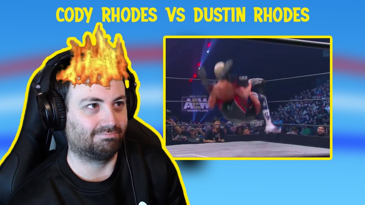 Pro Wrestler REACTS to CODY RHODES vs DUSTIN RHODES