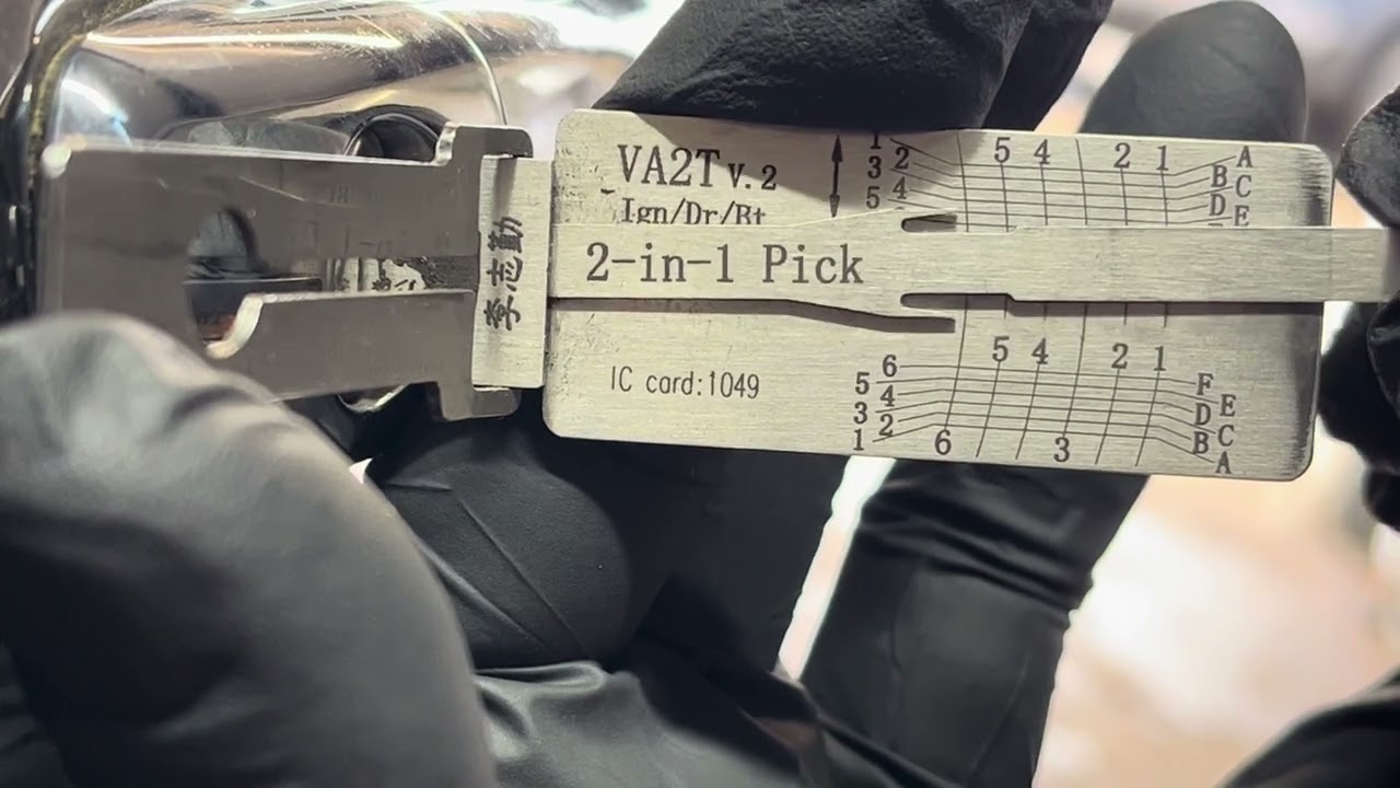 CITROEN RENAULT LOCK PICKING WITH LISHI VA2T