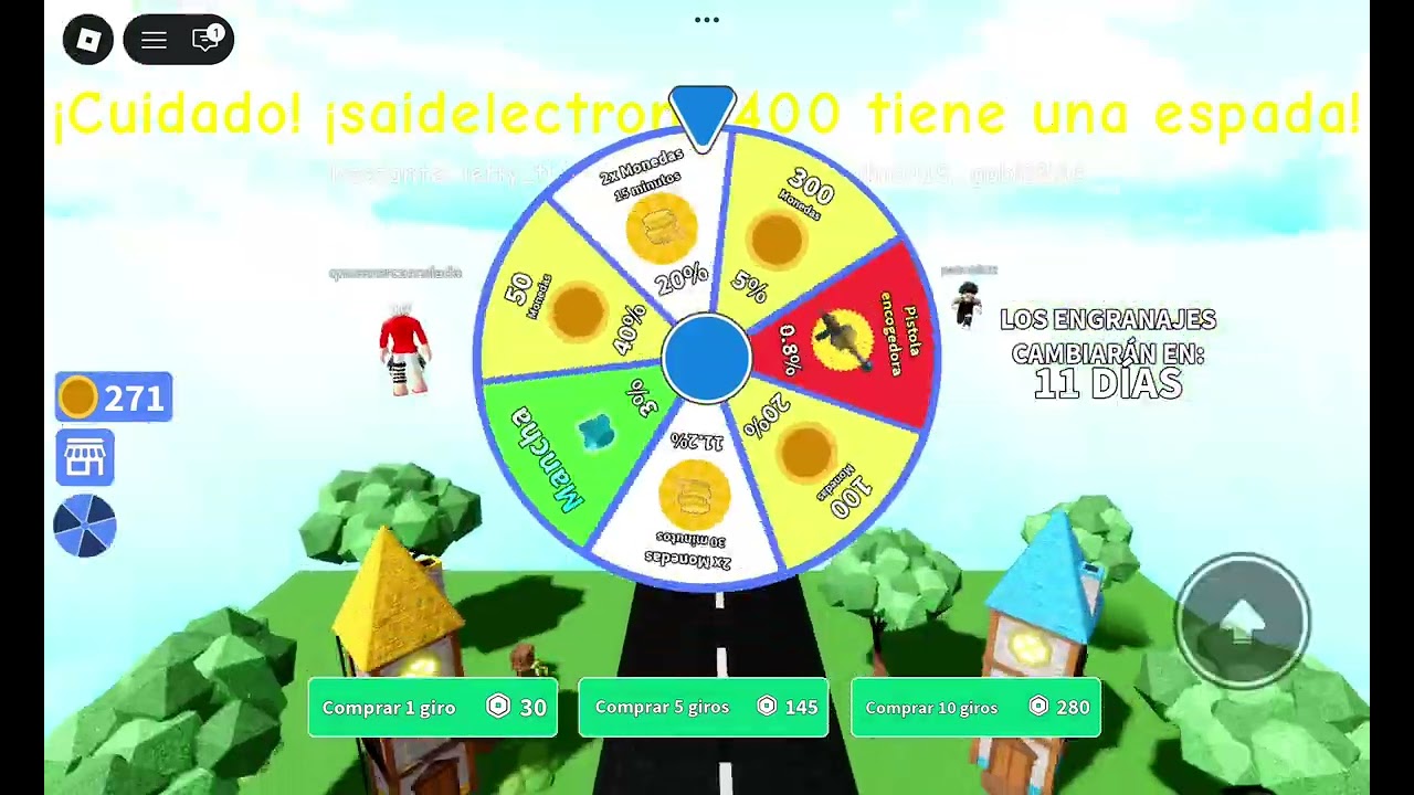 Jugando presiona el boton con @dante8