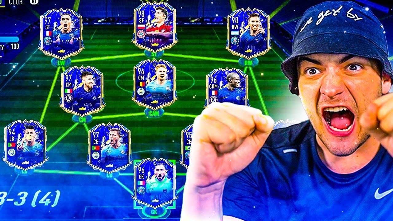 РАНГ 1 в FUT CHAMPS с помощью TOTY TEAM!!