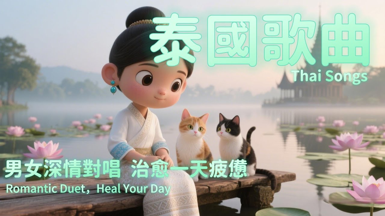 【夢潔聽歌】好聽的泰國男女對唱！治癒一天的疲憊：慢節奏重低音浪漫情歌 | Romantic Duet, Heal Your Day