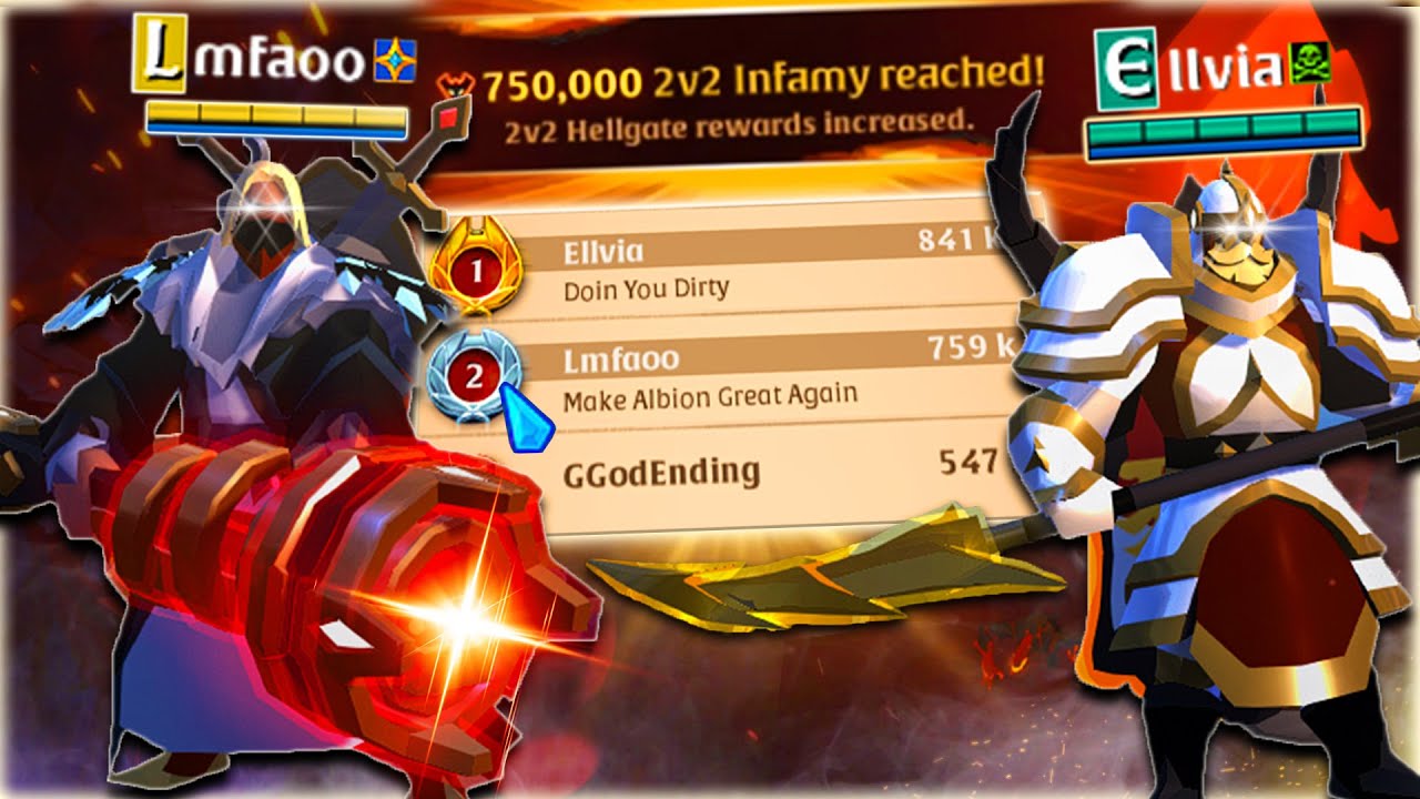 This UNBEATABLE 2v2 Hellgate Build is getting NERFED by SBI | Albion Online