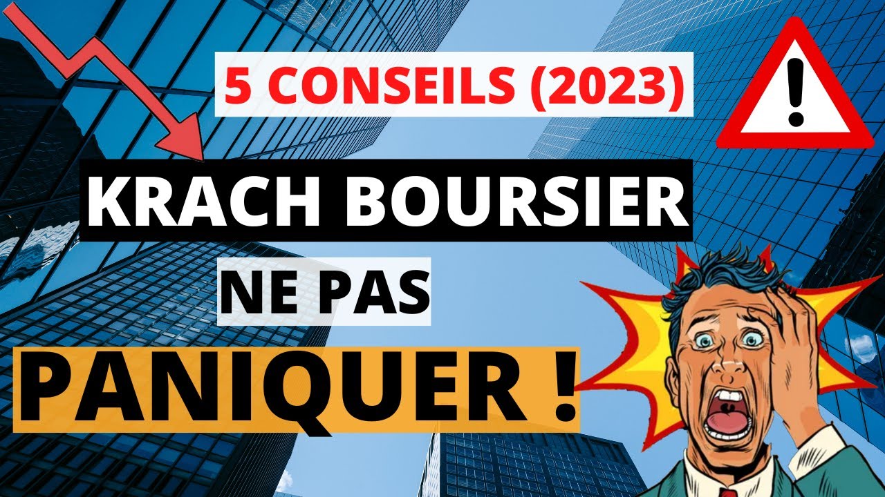 KRACH BOURSIER : 5 conseils pour s'y pr&eacute;parer !