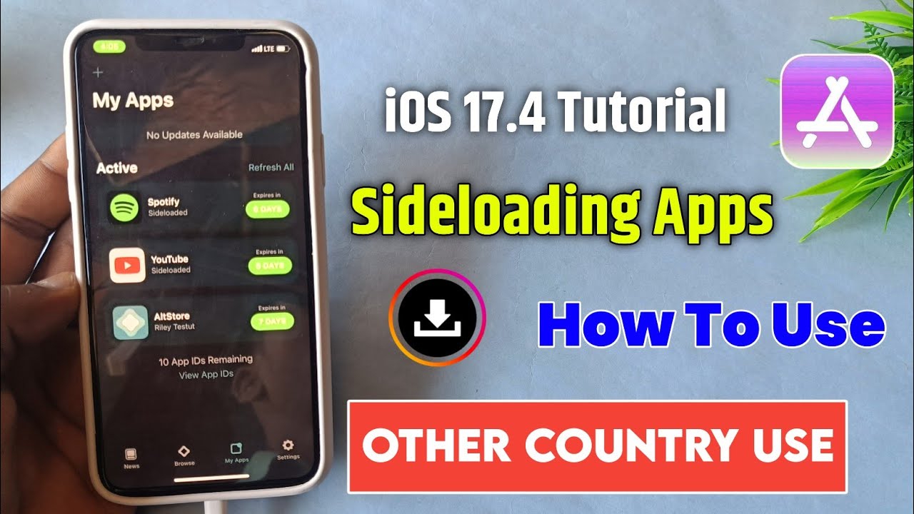 how to use sideloading on iphone 2024 | sideloading apps ios 17.4 | ios 17.4 sideloading tutorial