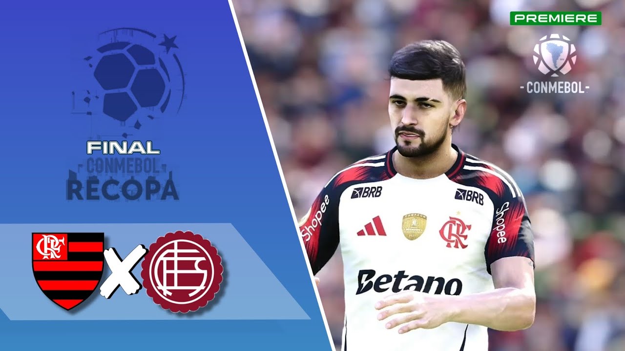 FLAMENGO x LANÚS - FINAL DA RECOPA SUL-AMERICANA | GOGOSZ PATCH PES 21 GAMEPLAY ÉPICA
