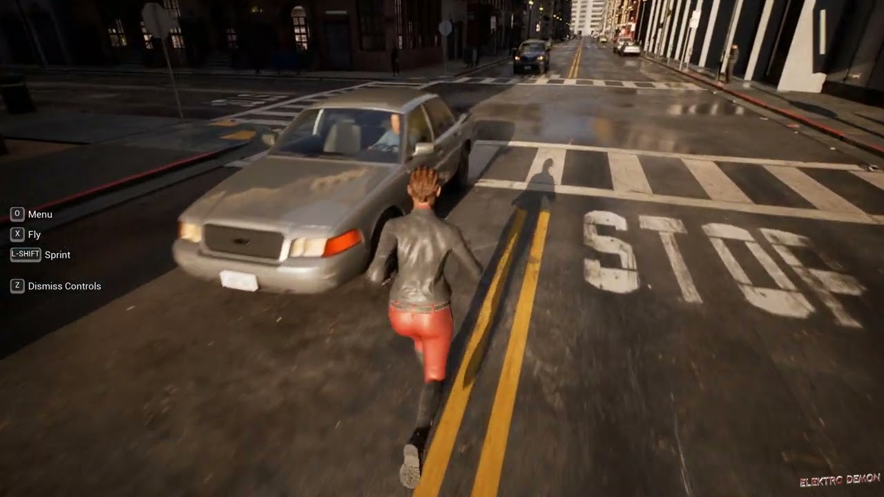 Unreal Engine 5 City Sample Matrix PC Gameplay