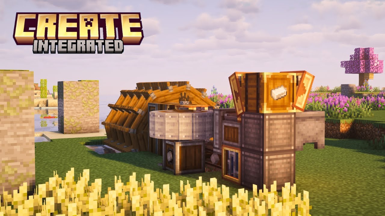 Create: Integrated - EP2: Стартовая ферма железа, туннелепроходческий комплекс и многое другое!