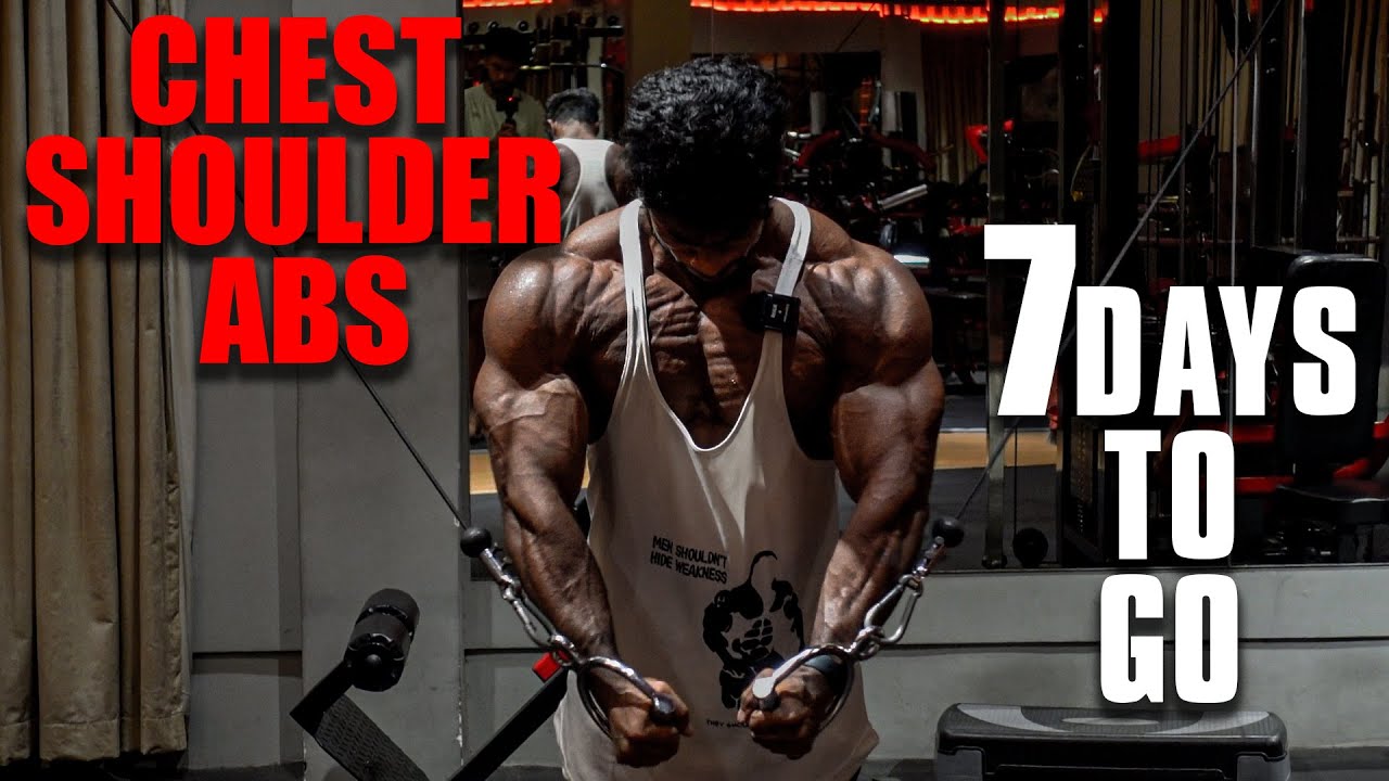 Taking Conditioning to a Whole New Level | Dinesh Narayanan 7 Days Out for NPC Nationals 2022 |