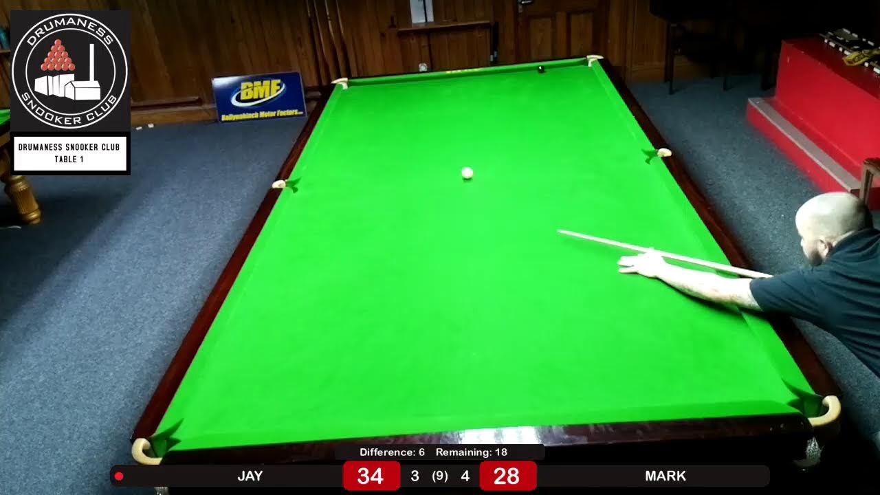 Drumaness Snooker Club - Table 1