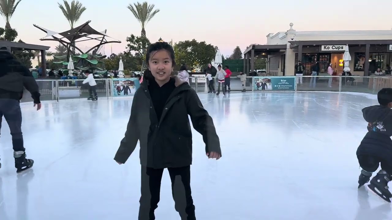 Ice skating
