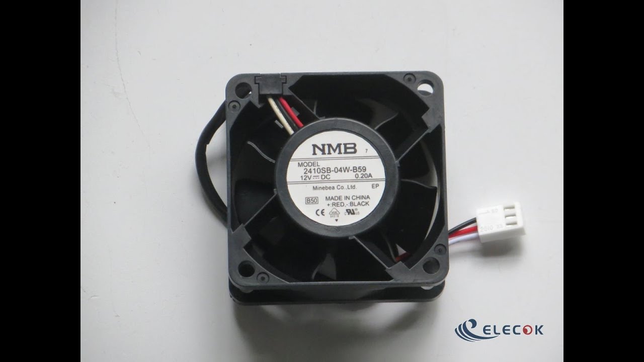 2410SB-04W-B59-B50 12V 0.20A  1.8W 3wires Cooling Fan
