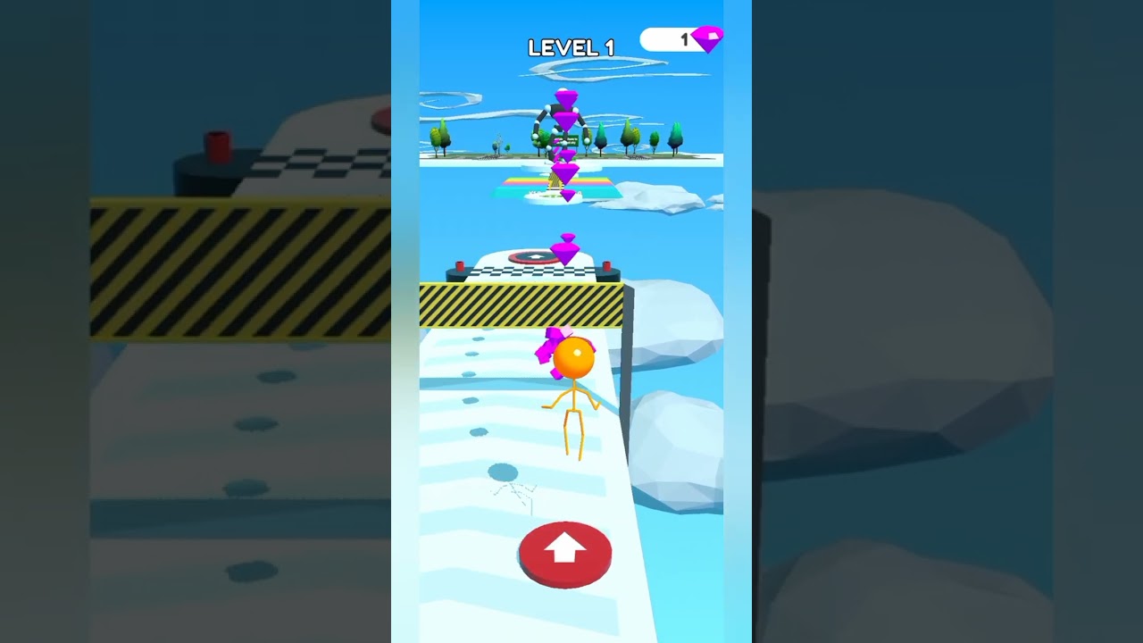 satisfying runner gameplay #shorts Tall man runner