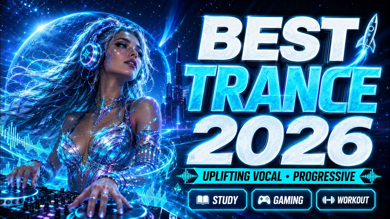 Uplifting Vocal Trance & EDM 2026 🚀 Progressive Melodies for Study, Gaming, Workout & Driving