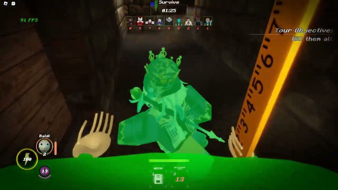 Pillar Chase 2 Baldi Duoble Trouble gameplay!